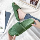 Tide, зеленые тапочки, летняя модная универсальная обувь на платформе, популярно в интернете, 2024 года