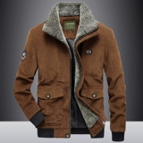 Джип, зимняя боевая машина, вельветовая куртка, короткий пуховик для отдыха, увеличенная толщина, оверсайз