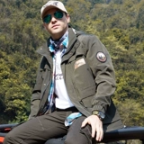 Джип, боевая машина, тонкая универсальная куртка для отдыха, осенний, оверсайз, в американском стиле