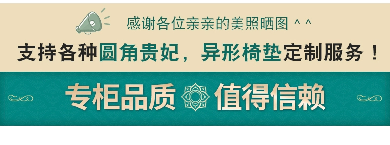 Ghế ăn phong cách châu Âu đệm ghế đệm chống trượt cao cấp bàn ăn vải đặt bốn mùa tùy chỉnh ghế ăn bao gồm phân bao gồm bảng cờ - Ghế đệm / đệm Sofa