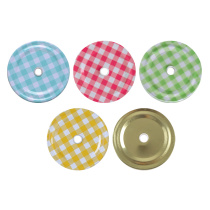 Color Mason Cup Rooster Cup metal cup lid with holes and non-porous double specification creative accessories