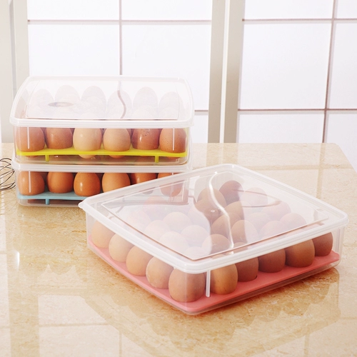 Кухня 30 сетка холодильника для хранения яиц со свежей яйцом для яичной коробки для яичной коробки для установки яичной коробки