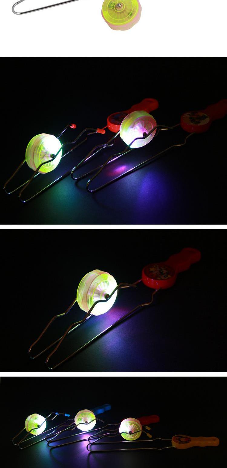 Nhà sản xuất Theo dõi bóng flash hợp kim yoyo Magic Yo-Yo Yo-Yo Glowing gian hàng bán nóng đồ chơi thông minh