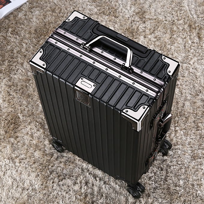 Six Red Kangaroo Student Suitcase Woman Business Password Box Man Aluminum Frame Universal Wheel Den Case Anti-Fall lever box
