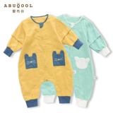 爱布谷 Детский хлопковый тонкий летний спальный мешок на четыре сезона, универсальное марлевое детское одеяло, осенний