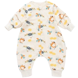 爱布谷 Детский хлопковый тонкий летний спальный мешок на четыре сезона, универсальное марлевое детское одеяло, осенний