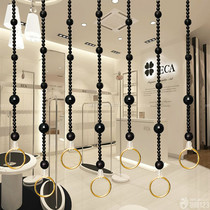 Clothing store hanging chain chain chain hanging clothes hanger clothes hanging clothing hanger hook black hanging chain