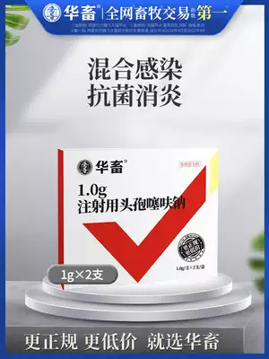 Hua animal veterinary drug ceftiofur sodium for injection injection pig medicine rabbit cow medicine sheep medicine chicken medicine Poultry medicine veterinary pioneer