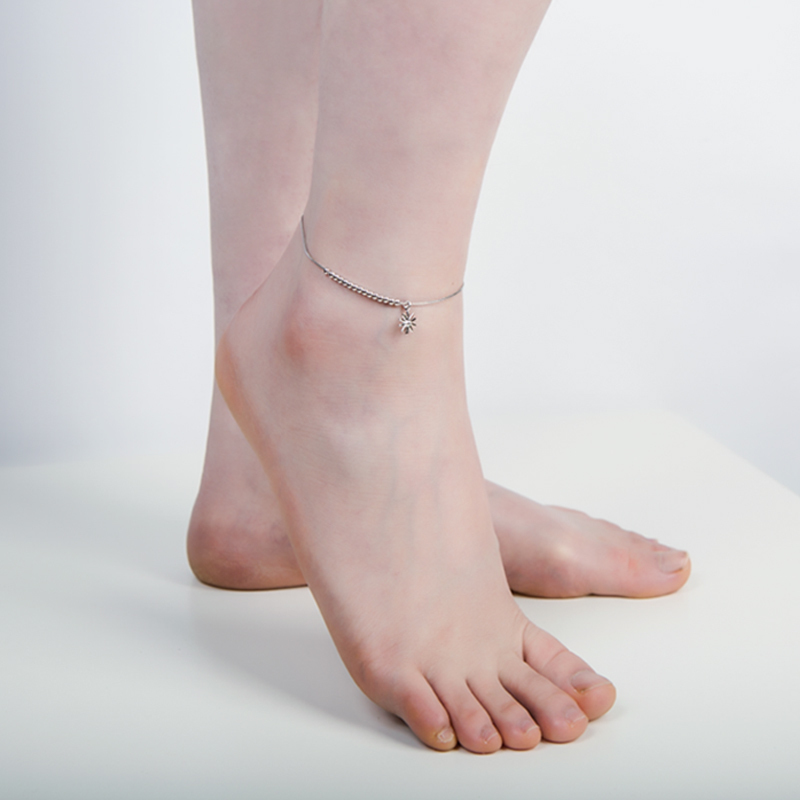 Chaine de cheville Femme en Argenterie - Ref 3104838 Image 1