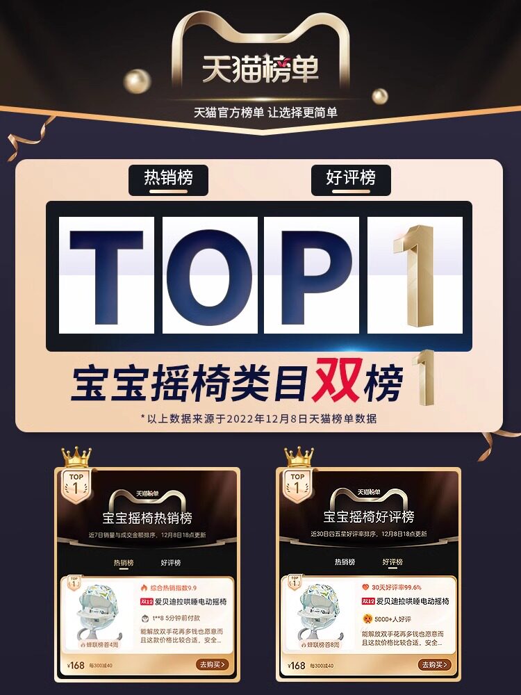 Baby Rocking Chair, Rocking Bed, Soothing Device for Babies, Electric Soothing Cradle for Lying down and Sleeping, Fully Automatic, Frees up Hands for Kids to Sleep