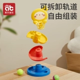 Игрушка, дженга с рельсами, 6 мес., раннее развитие, 1 лет