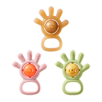 Infant toy hand rattle baby 0-1 year old educational grasping training teether 3-6 months new born bite molar stick