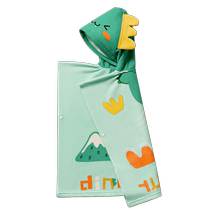 Newborn baby boy bath towel bathrobe Summer with cap cloak can wear water suction speed dry without dropping fur male and female baby wrap