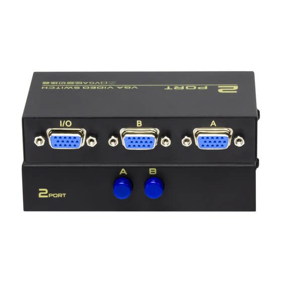 Akas VGA Switcher 1 인 아웃 2에서 2 out 2 in 1 out 다중 컴퓨터 모니터 컨버터가 고화질 케이블 4를 갖춘 4 개 out out in One VGA Vide Seamless Switcher