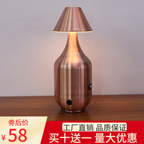 LED CHARGING BAR TABLE LAMP ATMOSPHERE LIGHT RESTAURANT CLEAR BAR ATMOSPHERE LIGHT TABLE TOP DECO TABLE COFFEE HALL SMALL NIGHT LIGHT