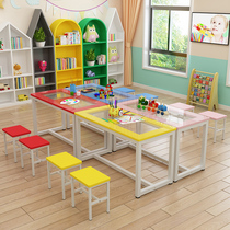 Tempered Glass Painting Fine Art Table Painting Room Table And Chairs Combined Primary And Middle School Kindergarten Class Table And Chairs Calligraphy Table handmade table