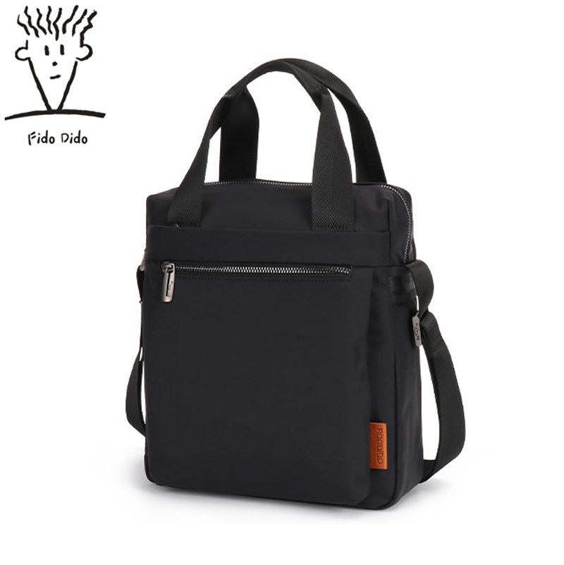Fido Dido Philofi is all new 100 lap single shoulder men's bag business vertical briefcase casual slant satchel handbag-Taobao