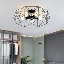 Nordic Style Ceiling Lamp Modern Minimalist Creative Personality Iron Art Living Room Lamp Cozy Romantic Bedroom Restaurant Lamps
