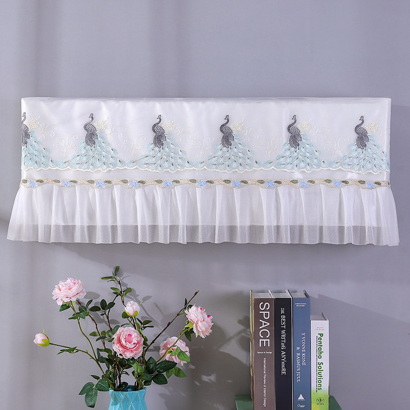 Boot without taking the hanging air-conditioning cover wall-mounted air-conditioning lace dust-proof protective cover cloth simple modern windshield universal cloth