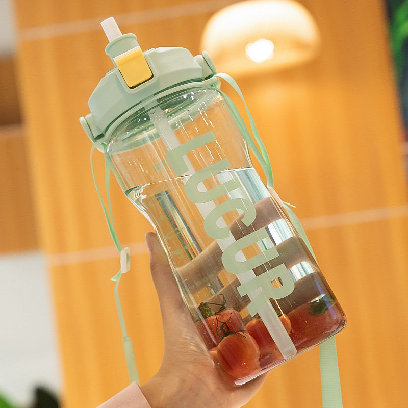 Cup female capacity summer season with a sweet student portable cup sports outdoor kettle bottle 2000ml