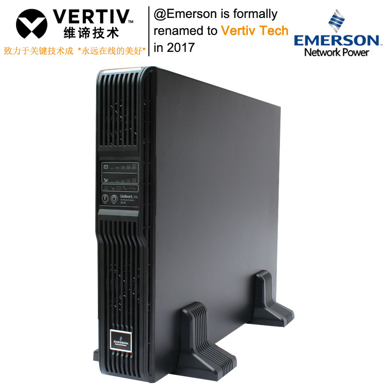 VERTIV Vitti Emerson UHA1R-0020 rack UPS online power 2KVA 1800W with battery