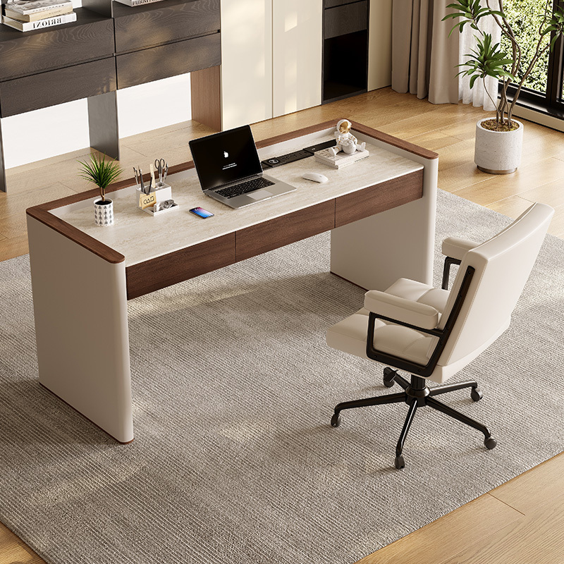 Dinghui ● Sutai Desk Italian Minimalist Office Desk Modern Simple Home Living Room Study Computer Desk Writing Desk Dinghui ● Sutai Desk Italian Minimalist Office Desk Modern Simple Home Living Room Study Computer Desk Writing Desk