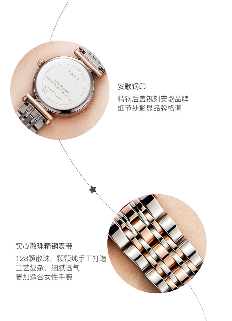 Bracelet montre pour Femme AGNELLE - Ref 3273669 Image 18