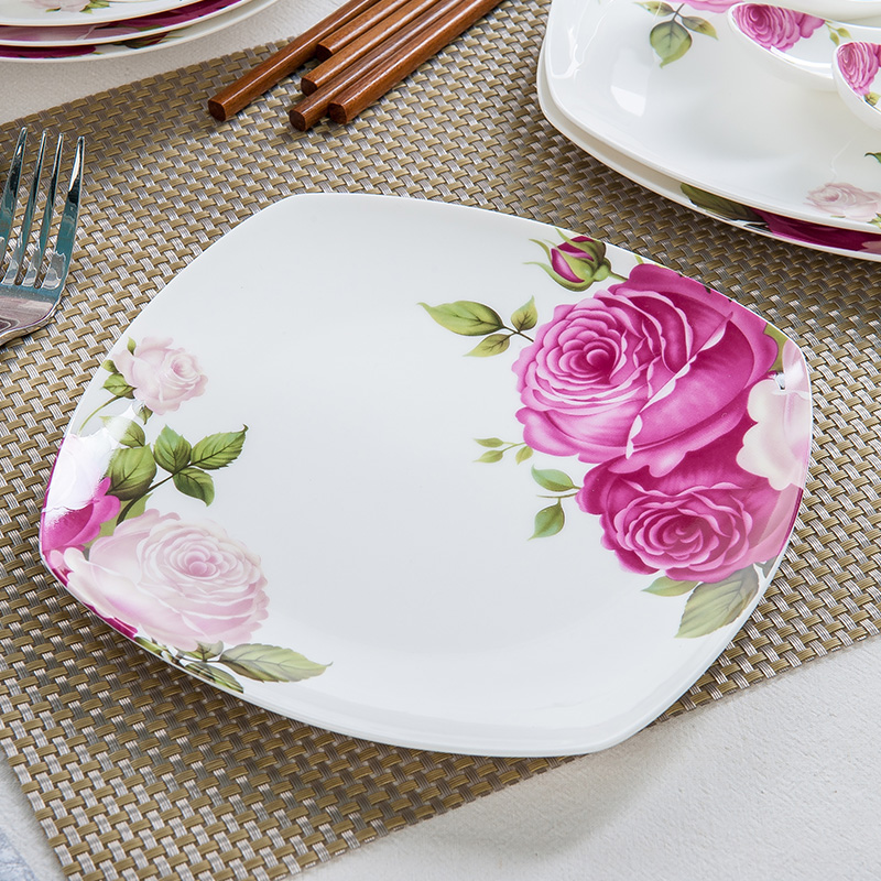 Garland ceramic dishes household of Chinese style to use free collocation with ipads porcelain plate 5.5 inch medium bowl and tie - in combination