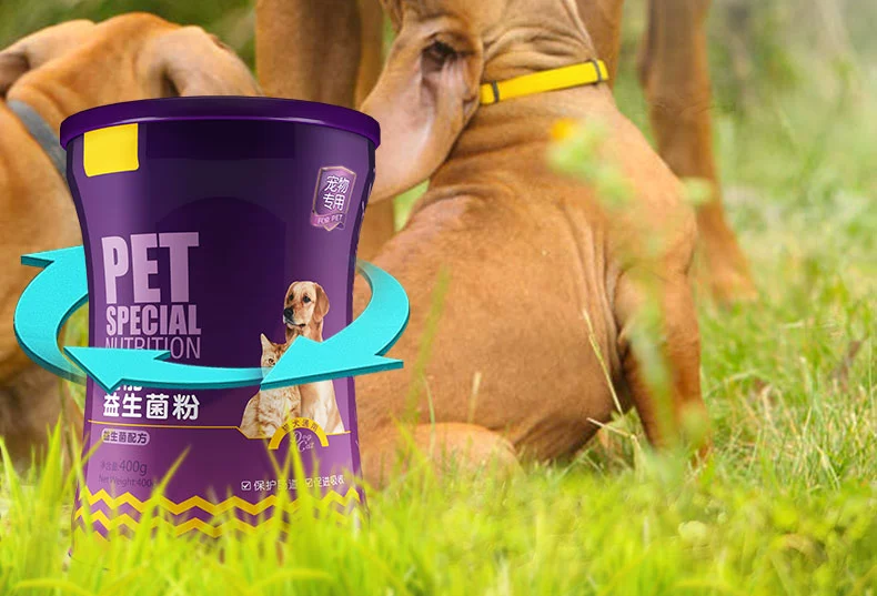 Net chăn thả bột probiotic điều hòa tiêu hóa chó mèo nói chung táo bón hôi thối chó và chó phổ sản phẩm vật nuôi sức khỏe sữa cho chó con mới sinh