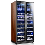 赛鑫 SRW-230DR Красное вино шкаф Smart Constant Deptrate Tempert Degry Wine Cabinet Double Door Integrated Red Wine Cabinet