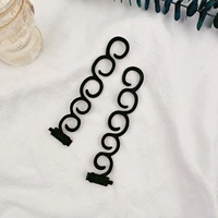 Черная заколка для волос