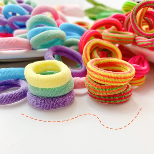 Детская безвредная резинка для волос, заколка для волос, полотенце, аксессуар для волос, не повреждает волосы