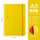 [Grid Notebook Belle Square Grid] Твердое поверхность A5/желтая