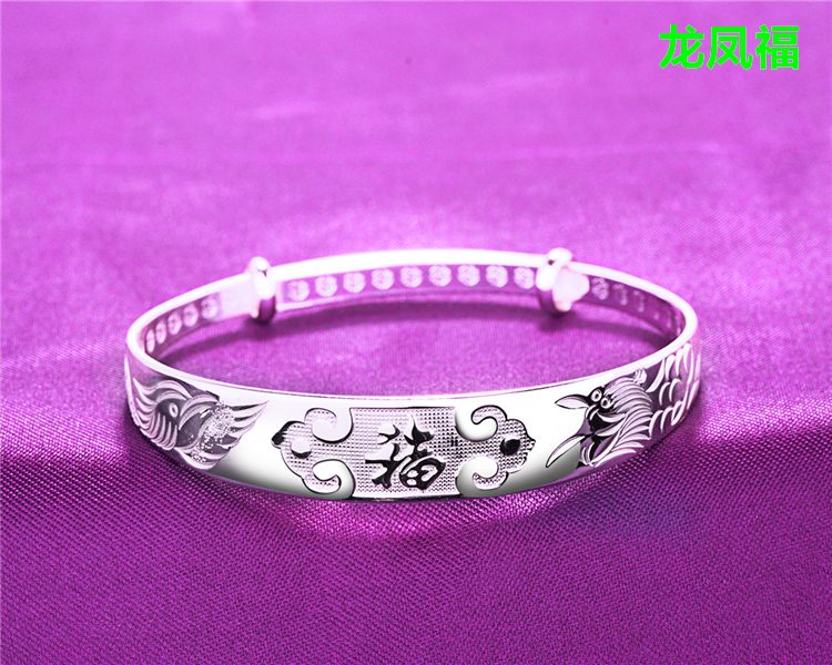 Thời trang bạc bracelet 999 sterling silver nữ starry sinh viên bracelet ladies gió quốc gia bracelet Nhật Bản và Hàn Quốc bạc trang sức