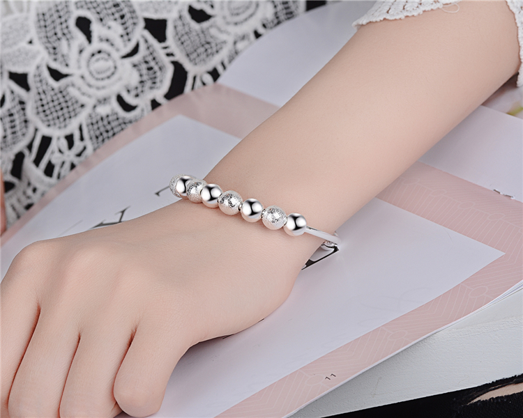 Thời trang bạc bracelet 999 sterling silver nữ starry sinh viên bracelet ladies gió quốc gia bracelet Nhật Bản và Hàn Quốc bạc trang sức