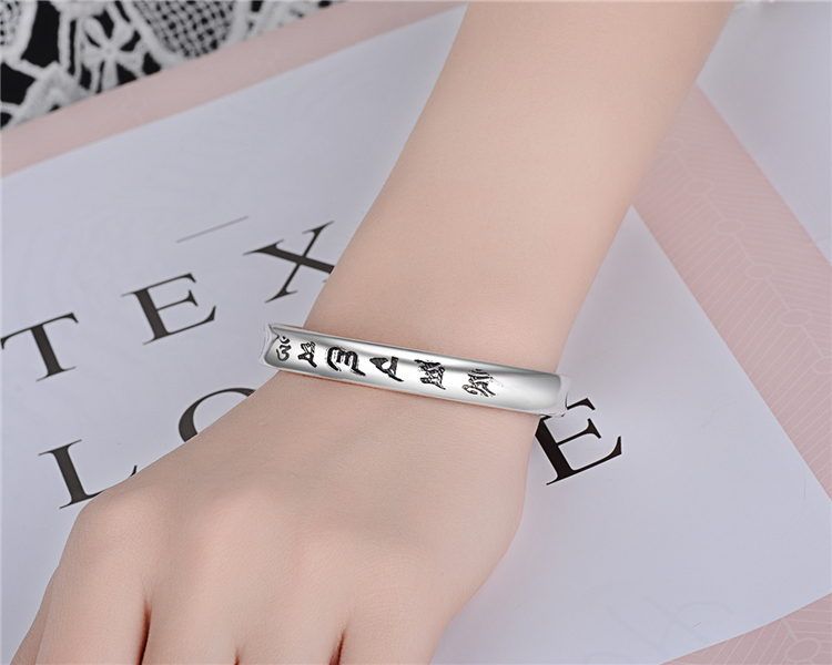 Thời trang bạc bracelet 999 sterling silver nữ starry sinh viên bracelet ladies gió quốc gia bracelet Nhật Bản và Hàn Quốc bạc trang sức