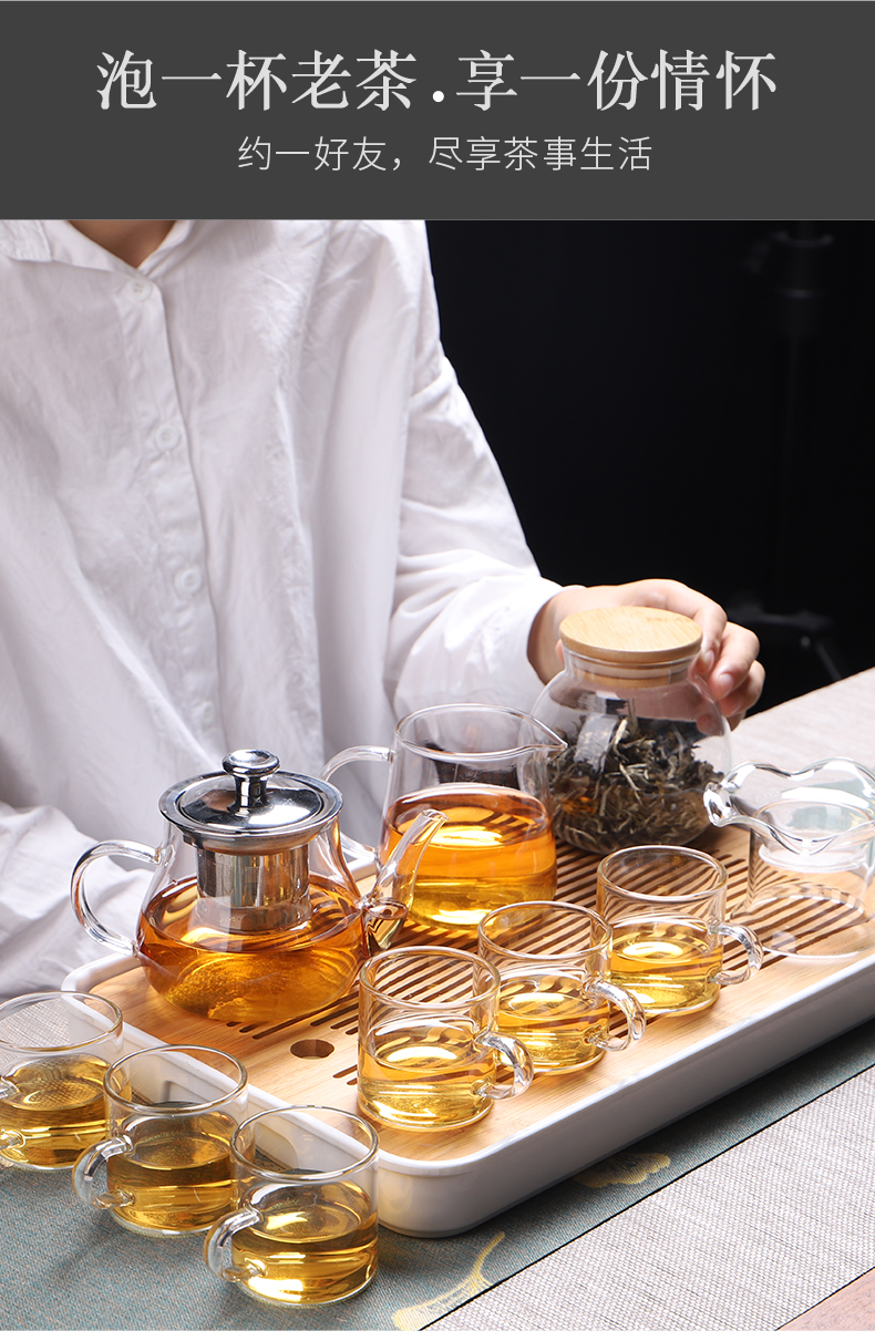 Auspicious industry small tea tray two people use simple kung fu tea tray was drop tea saucer Japanese storage units