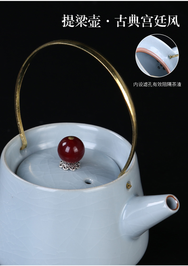 Auspicious industry restoring ancient ways your up kung fu tea set home to open the slice your up of a complete set of ceramic tea cup office receives a visitor