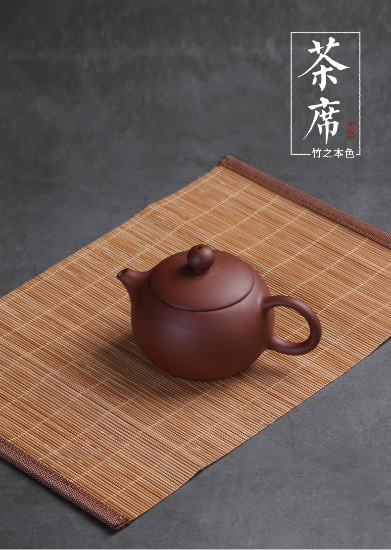 Bộ Trà Kung Fu Tre Xi Rong Xi Tre Đăng Trà Mat Tre Mat Tre Rèm Tre Cup Mat Tấm Trà Bảo Vệ Scratch