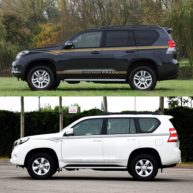 Suitable for Toyota Prado car sticker bully special body colour bar personality decoration retrofit pull-flower sticker