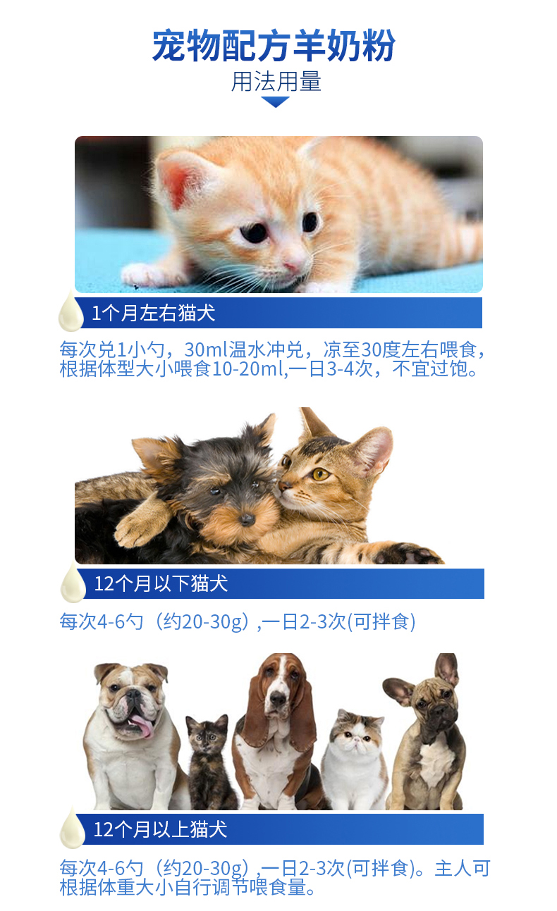 Owen Pet Sheep Sữa bột Puppy Cat General Sữa bột Teddy Bear Golden Retriever Puppy Formula 300g - Cat / Dog Health bổ sung 	sữa cho chó con 1 tuần tuổi	