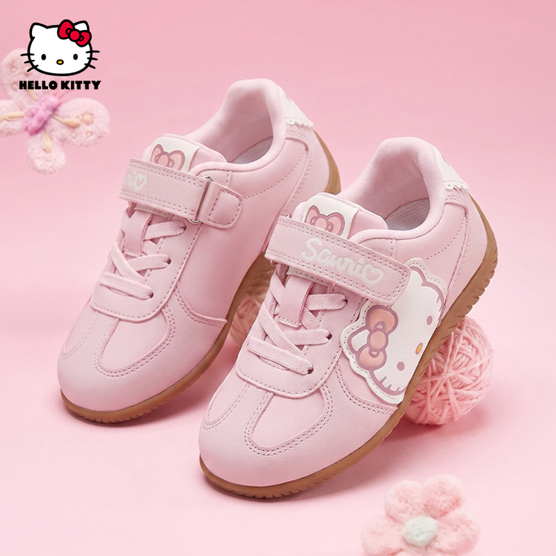 Hellokitty Kidsren's Shoes Girls' Sports Shoes Autum 2026 New Mesh Breathable Kidsren's Moral Training Shoes Girls Summer
