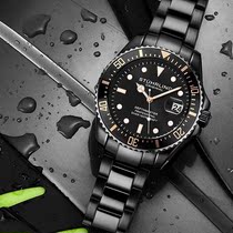 Turing Stuhrling 3950 nigger sports watch luminous stainless steel waterproof mens diver watch