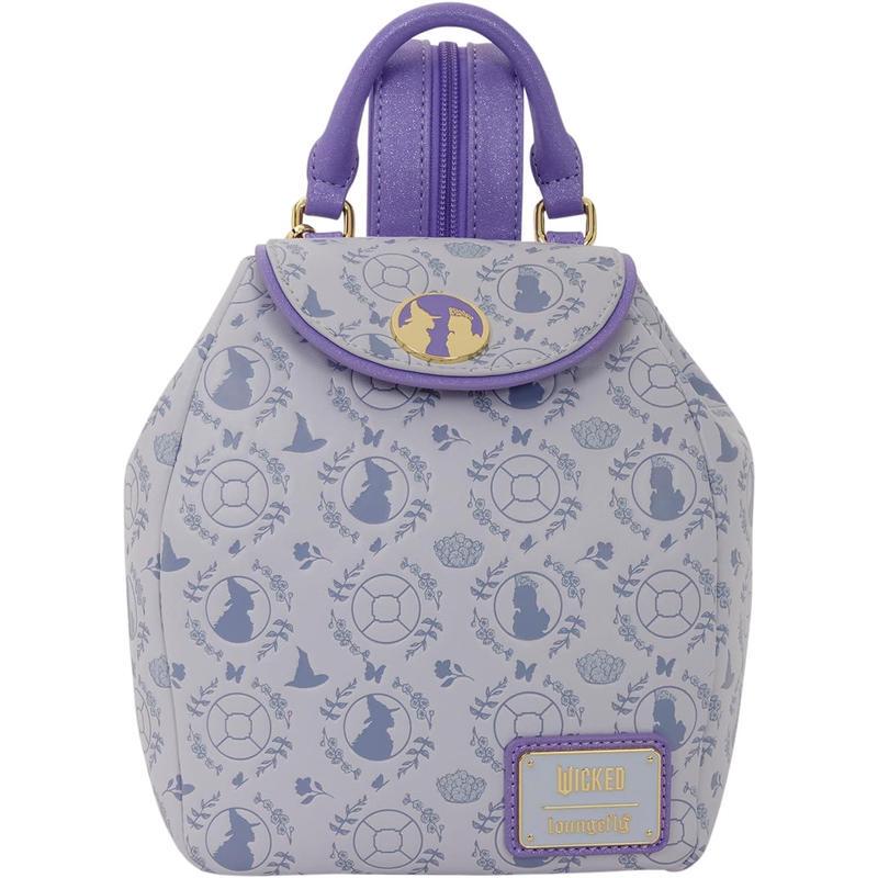 Loungefly Women's Micro Mini Backpack with Convertible Carrying Style, Top Handle, and Built-In Lining Loungefly Women's Micro Mini Backpack with Convertible Carrying Style, Top Handle, and Built-In Lining