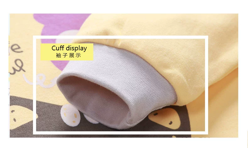 Bộ đồ lót trẻ em cotton lỏng bé trai và bé gái mùa thu quần áo cotton bé đồ ngủ trẻ em quần áo ấm 1-3 tuổi