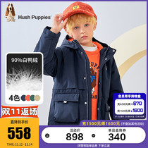 Childrens clothing boys work down jacket 2021 winter clothes New Baby Baby thick hooded childrens coat