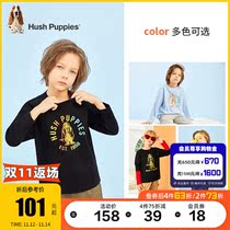 (Member exclusive) childrens dress childrens round neck shirt girl 2021 new boy long sleeve T-shirt