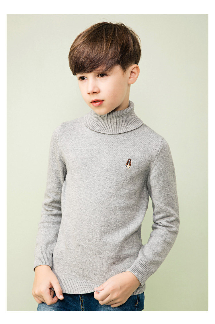 Hush Puppies 暇步士 18年冬季新款 男童高领毛衣 天猫优惠券折后￥99包邮（￥159-60）105~107码多色可选