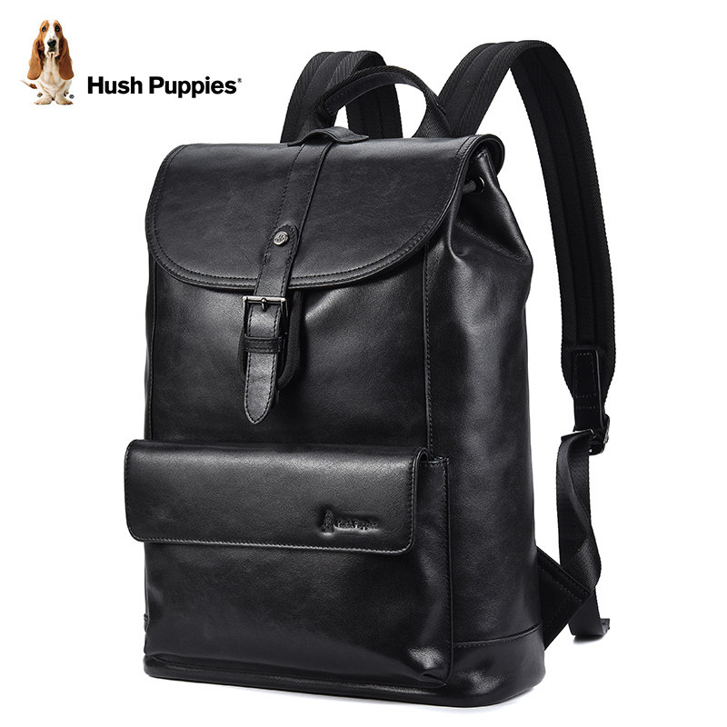 Hui Wang Men's Bag with New Head Cow Leather Casual Men Pack Large Capacity Computer Pack Leather Bag