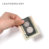 Leatherology Orlage натуральная кожа зажим для денег офисный магнитный зажим простой держатель для карт маленький кошелек мини-кошелек для монет